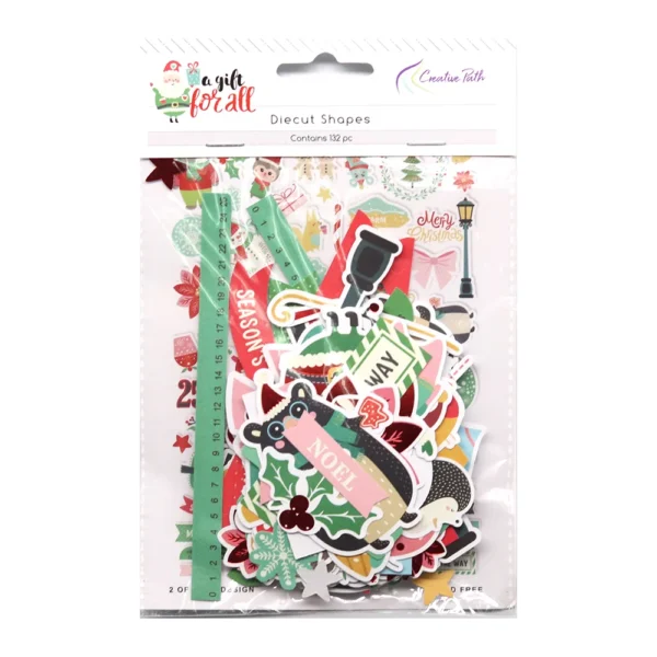 Formas troqueladas de papel, artesanales, para álbum de recortes, cración de tarjetas, decoracion de album de scrapbooking y papeleria creativa