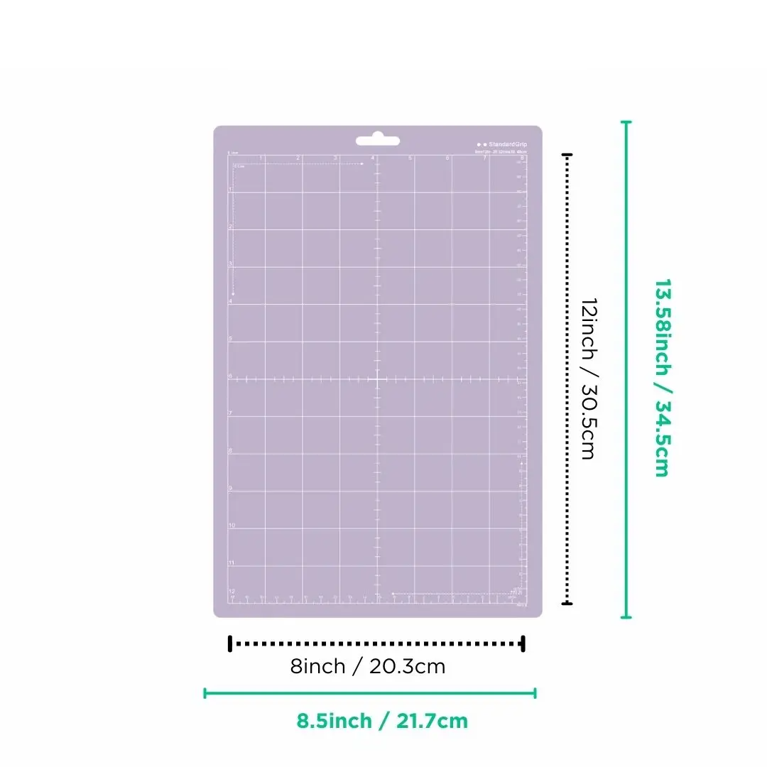 Tapete de corte de PVC de 8x12 pulgadas para silhouette - Imagen 6
