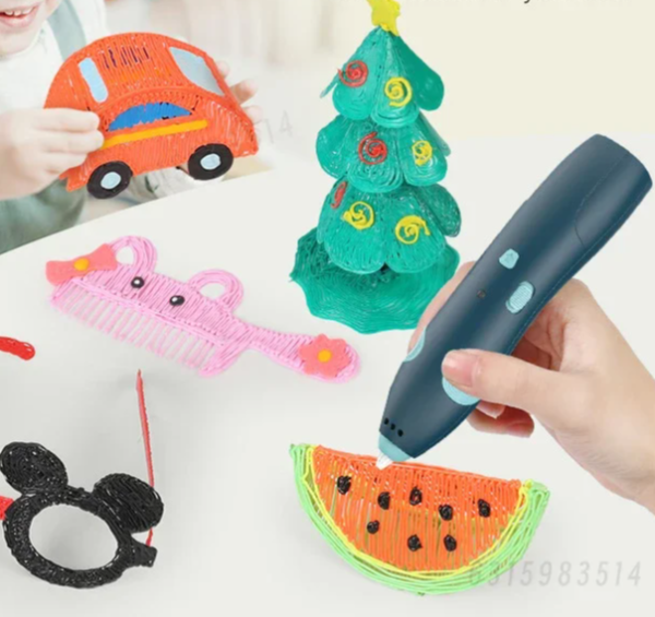 Bolígrafo de impresión 3D para niños, bolígrafo de Graffiti inalámbrico de baja temperatura, bolígrafo de pintura de juguete creativo DIY