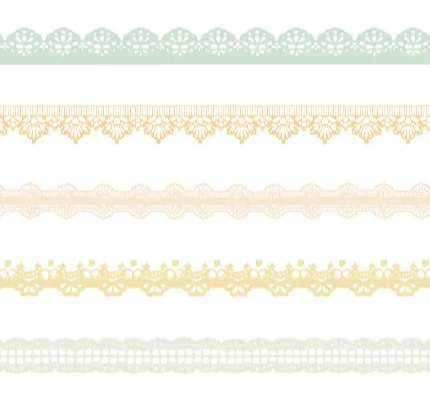 Pegatinas de encaje para decoración y acabados bonitos de tarjetas - Imagen 11