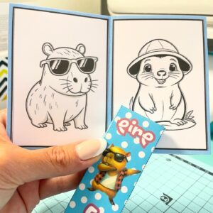 Mini libritos para pintar Personalizados 12/24/36 unidades
