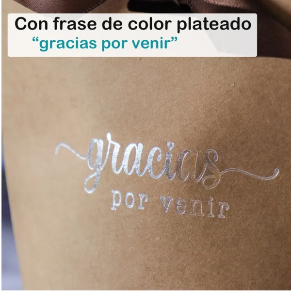 Cajas kraft, color marrón, para regalos, envoltorios, Detalles para invitados, Caja con lazo, 2 medidas,