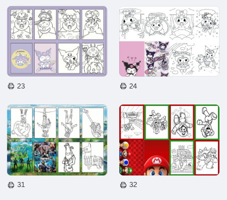 Mini libritos para pintar Personalizados 12/24/36 unidades - Imagen 11