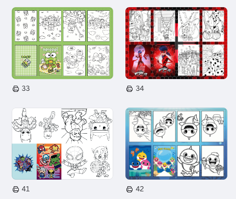 Mini libritos para pintar Personalizados 12/24/36 unidades - Imagen 10