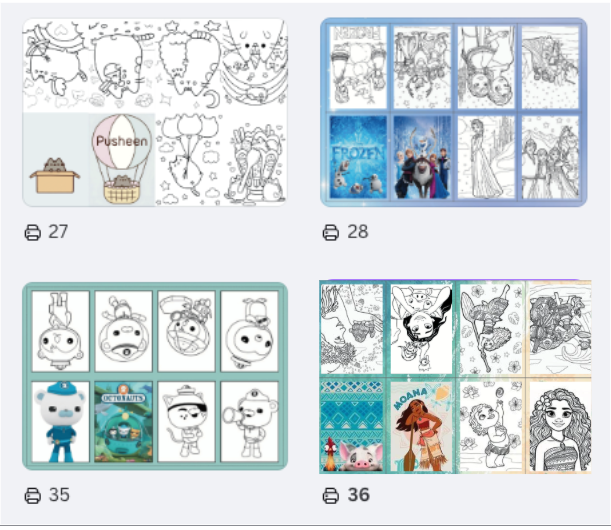 Mini libritos para pintar Personalizados 12/24/36 unidades - Imagen 7