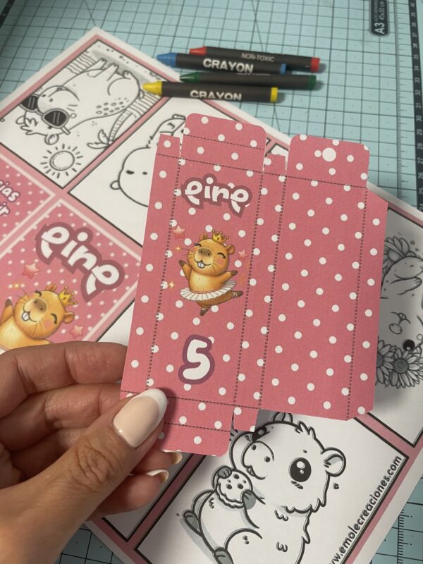 Mini libritos para pintar Personalizados 12/24/36 unidades
