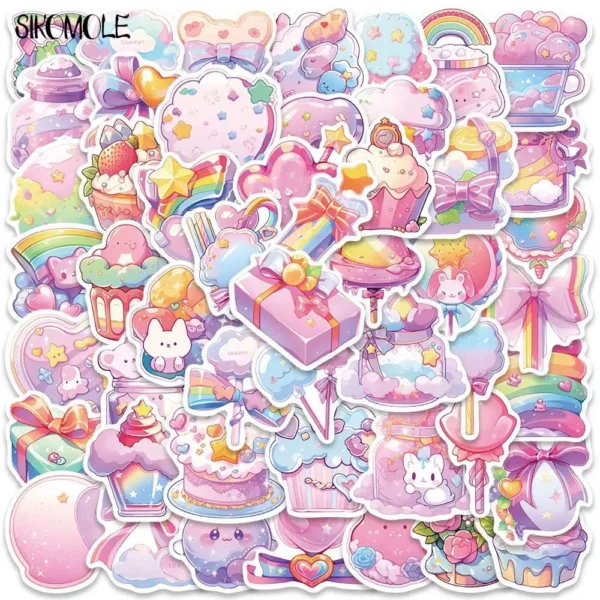 Pegatinas de caramelos Kawaii DIY