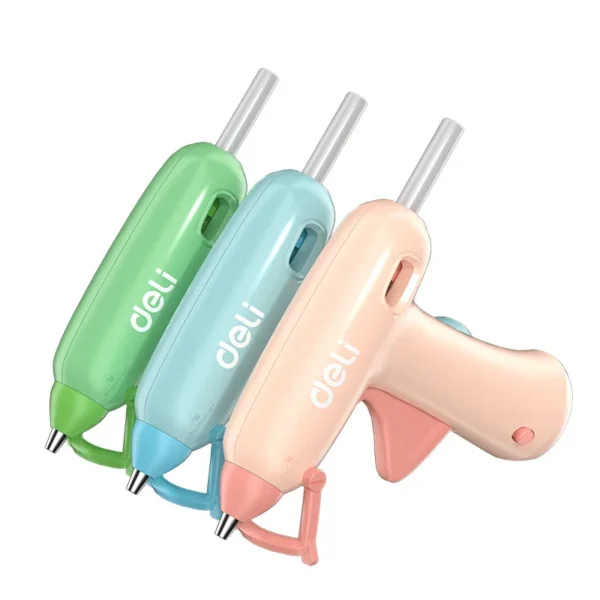 Pistola de pegamento caliente de 220 V para manualidades caseras DIY con barras de pegamento termofusible de alta viscosidad de 7 mm, ideal para uniones fuertes