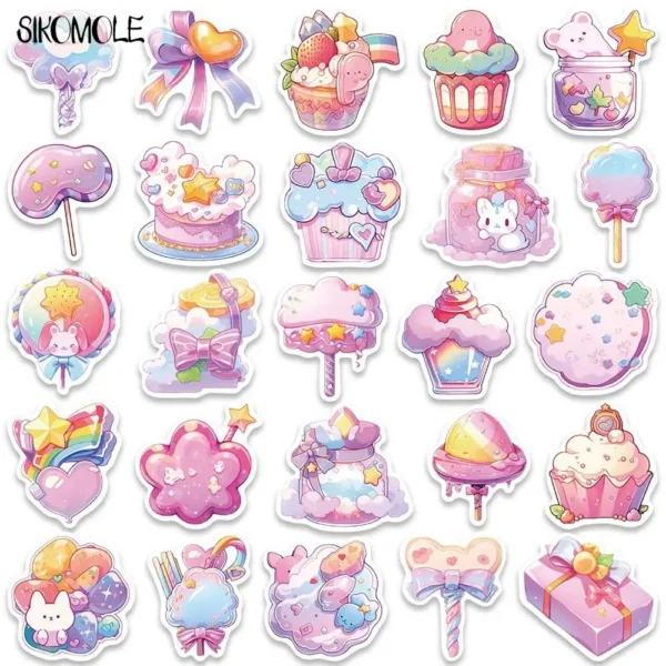 Pegatinas de caramelos Kawaii DIY
