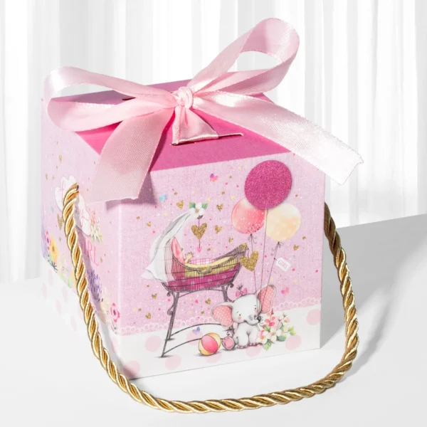 Cajas para chuches, detalles y empaque para regalo de dibujo de animales tipo aquarela, cajitas para embalajes de regalo portátiles, para baby showers. gender revelar / revelación de género para niño y niña, decoración para fiesta de cumpleaños