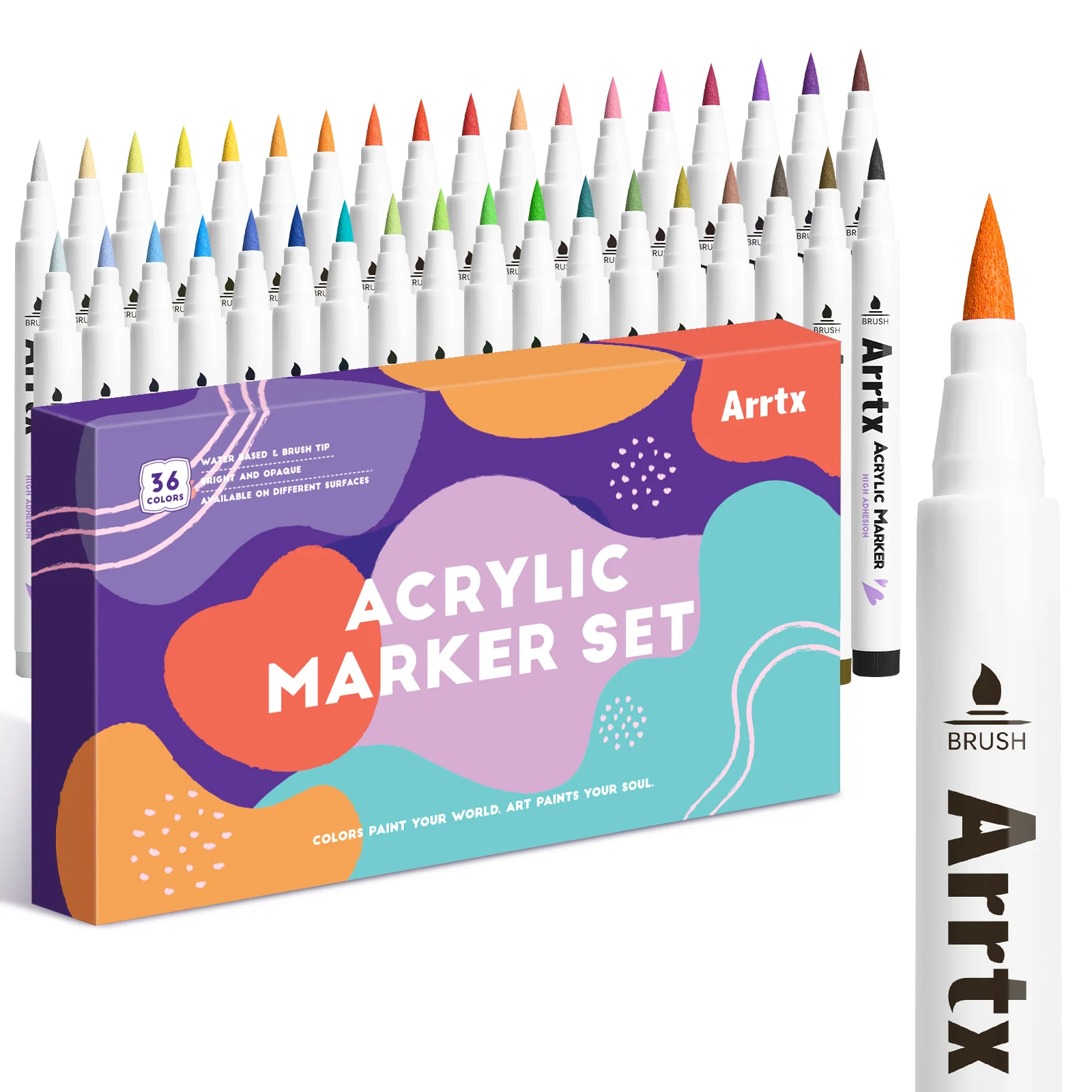 Rotuladores de Pintura Acrílica para Artistas Adultos, especiales para Dibujar Paisajes y entornos de Naturaleza - Punta de Pincel - Imagen 37