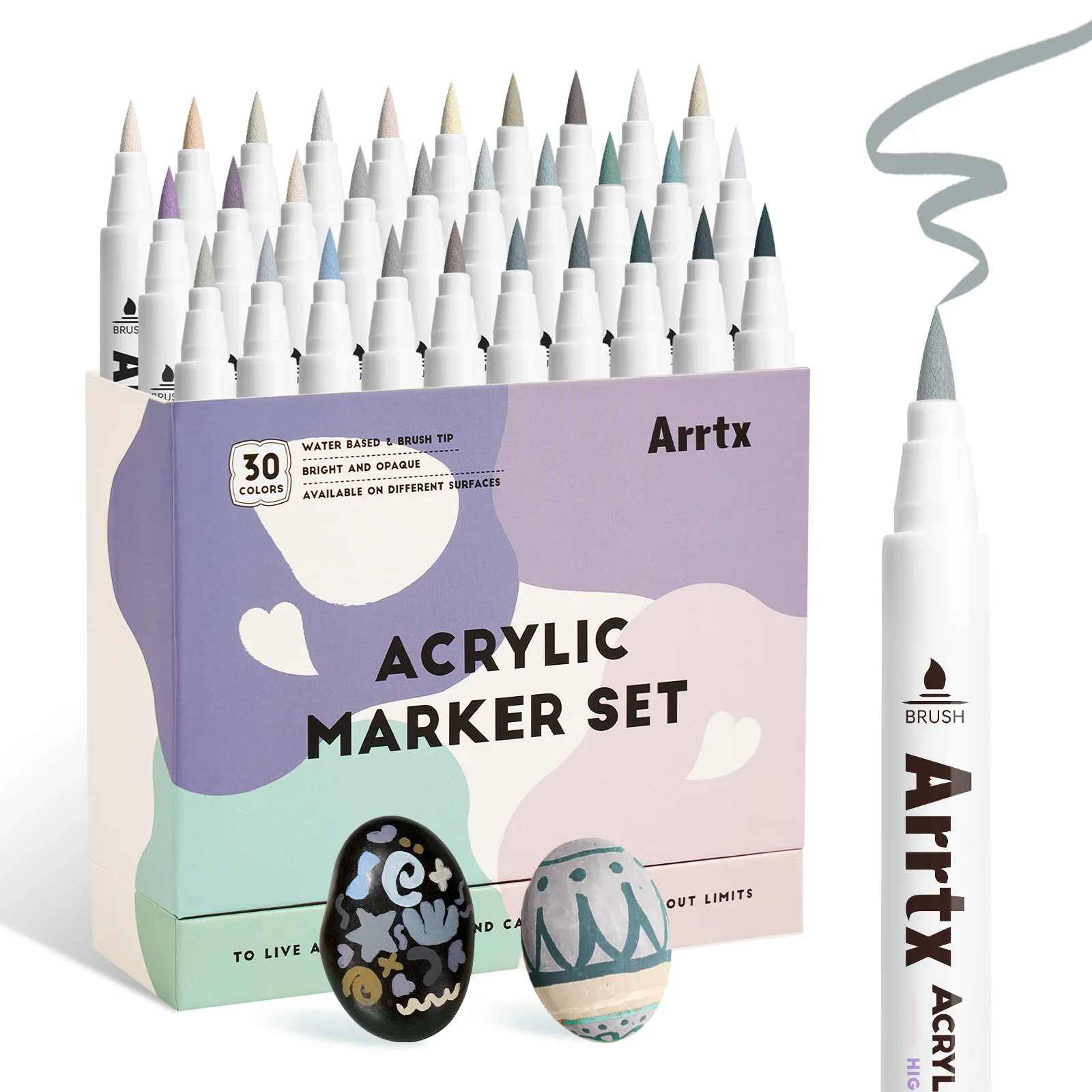 Rotuladores de Pintura Acrílica para Artistas Adultos, especiales para Dibujar Paisajes y entornos de Naturaleza - Punta de Pincel - Imagen 17