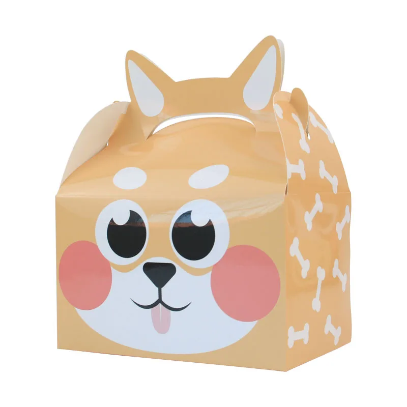 Cajitas de cartón con diseño de animales de la granja, 5 piezas, Cajas de Regalo para fiesta temática the farm - Imagen 3