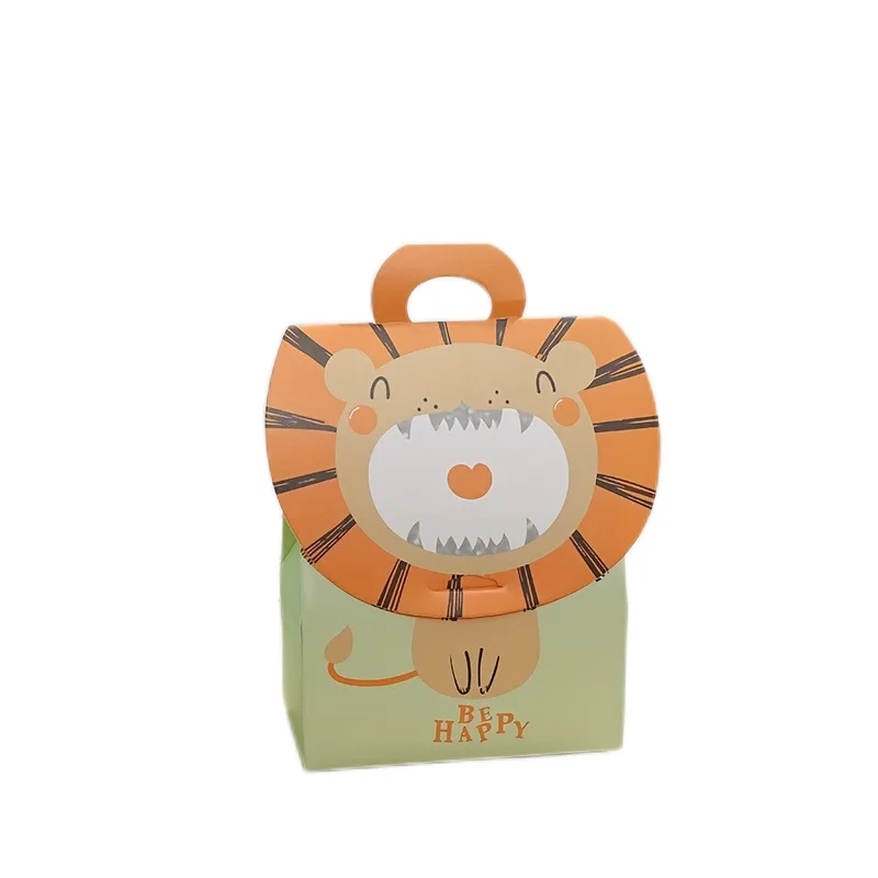 Caja de cartón de temática de Safari, animales de la selva para niños y niñas, Cajitas para detalles de fiesta temática, 12/24/36 piezas - Imagen 10