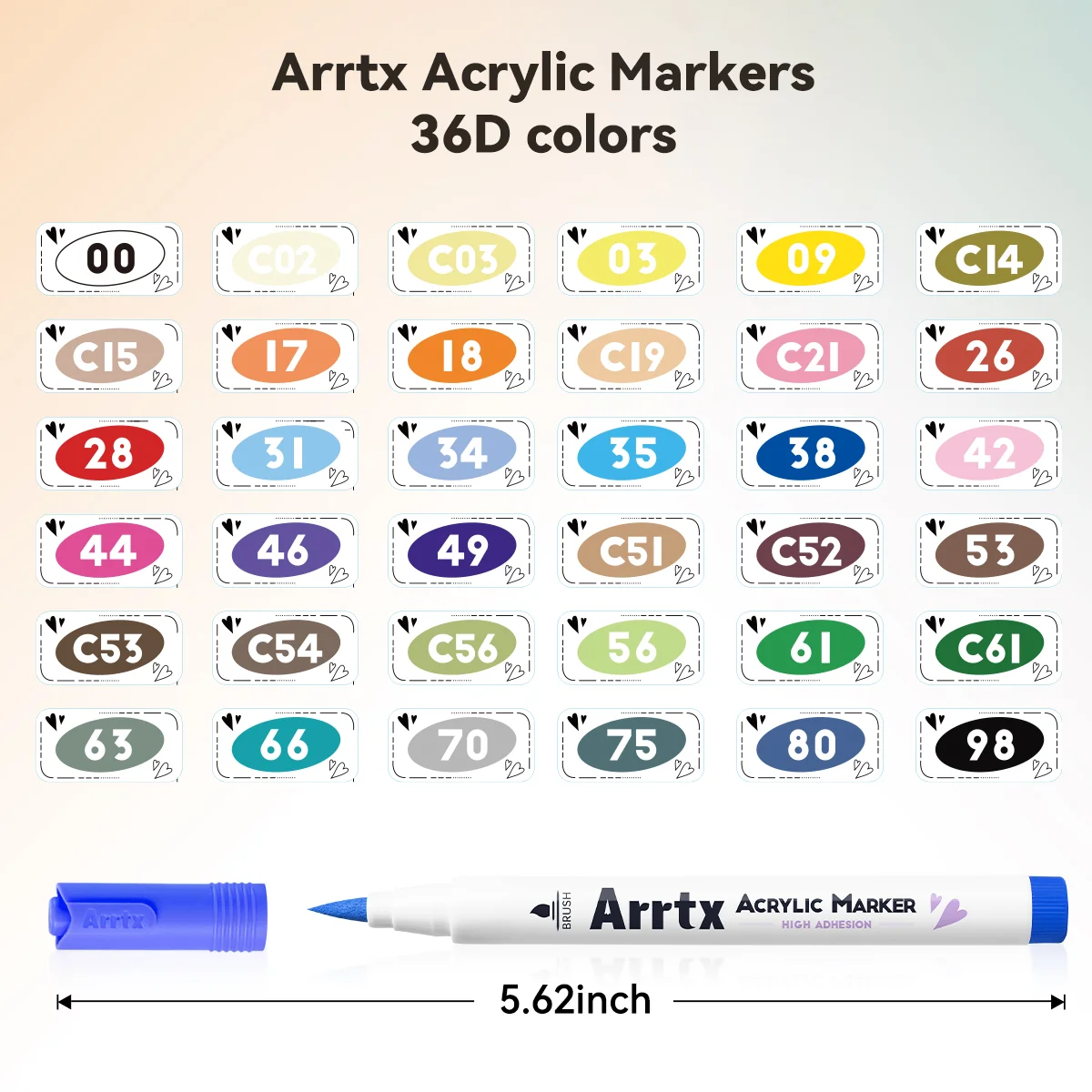 Rotuladores de Pintura Acrílica para Artistas Adultos, especiales para Dibujar Paisajes y entornos de Naturaleza - Punta de Pincel - Imagen 38