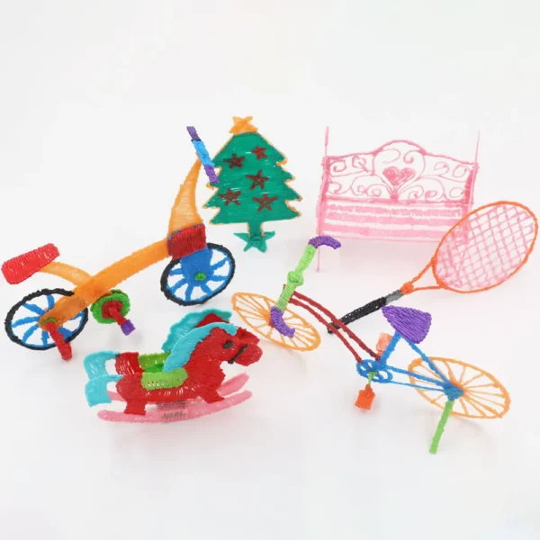 Bolígrafo de impresión 3D para niños con adaptador de corriente de pantalla LCD