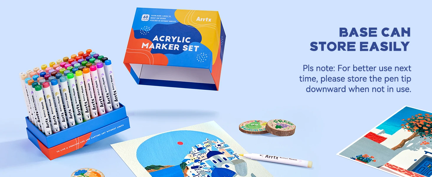Rotuladores de Pintura Acrílica para Artistas Adultos, especiales para Dibujar Paisajes y entornos de Naturaleza - Punta de Pincel - Imagen 40