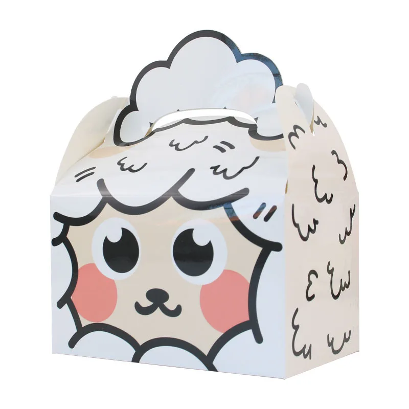 Cajitas de cartón con diseño de animales de la granja, 5 piezas, Cajas de Regalo para fiesta temática the farm - Imagen 14