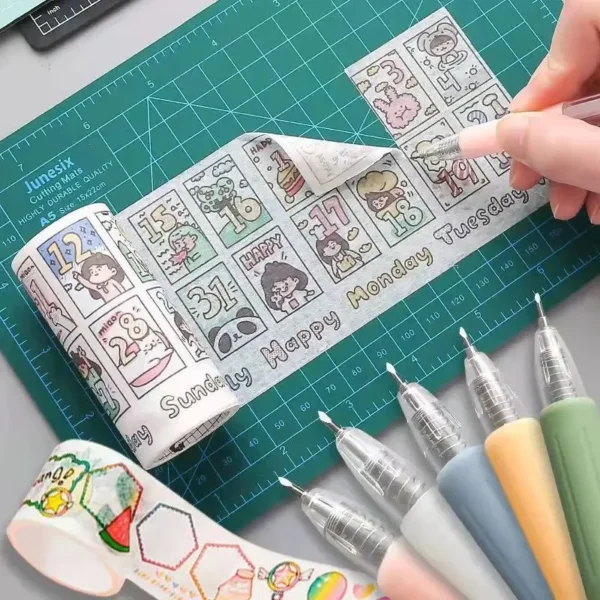 Cutter de corte fino, para pegatinas de corte, scrapbooking y manualidades DIY. (6 piezas)