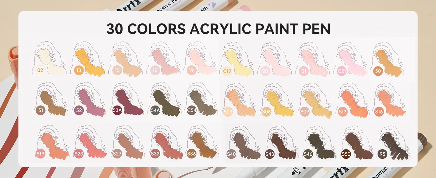 Rotuladores de Pintura Acrílica para Artistas Adultos, especiales para Dibujar Paisajes y entornos de Naturaleza - Punta de Pincel - Imagen 36