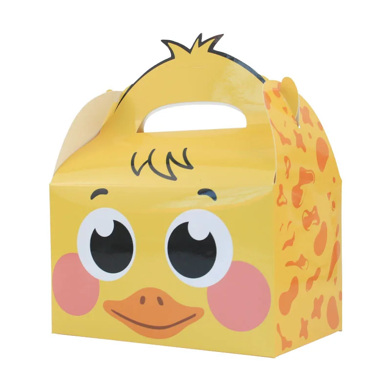 Cajitas de cartón con diseño de animales de la granja, 5 piezas, Cajas de Regalo para fiesta temática the farm - Imagen 12