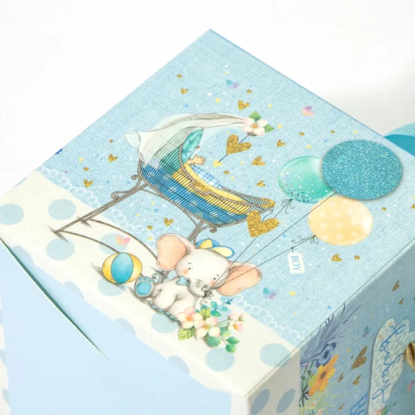 Cajas para chuches, detalles y empaque para regalo de dibujo de animales tipo aquarela, cajitas para embalajes de regalo portátiles, para baby showers. gender revelar / revelación de género para niño y niña, decoración para fiesta de cumpleaños