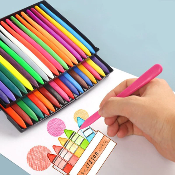 Crayones de colores que no manchan para niños creativos