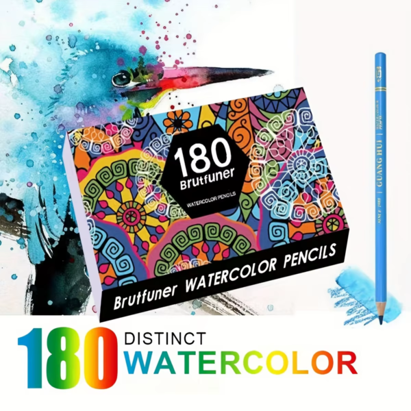 Acuarelas profesionales (48/72/120/180 unidades): lápices de colores para libros de colorear para adultos