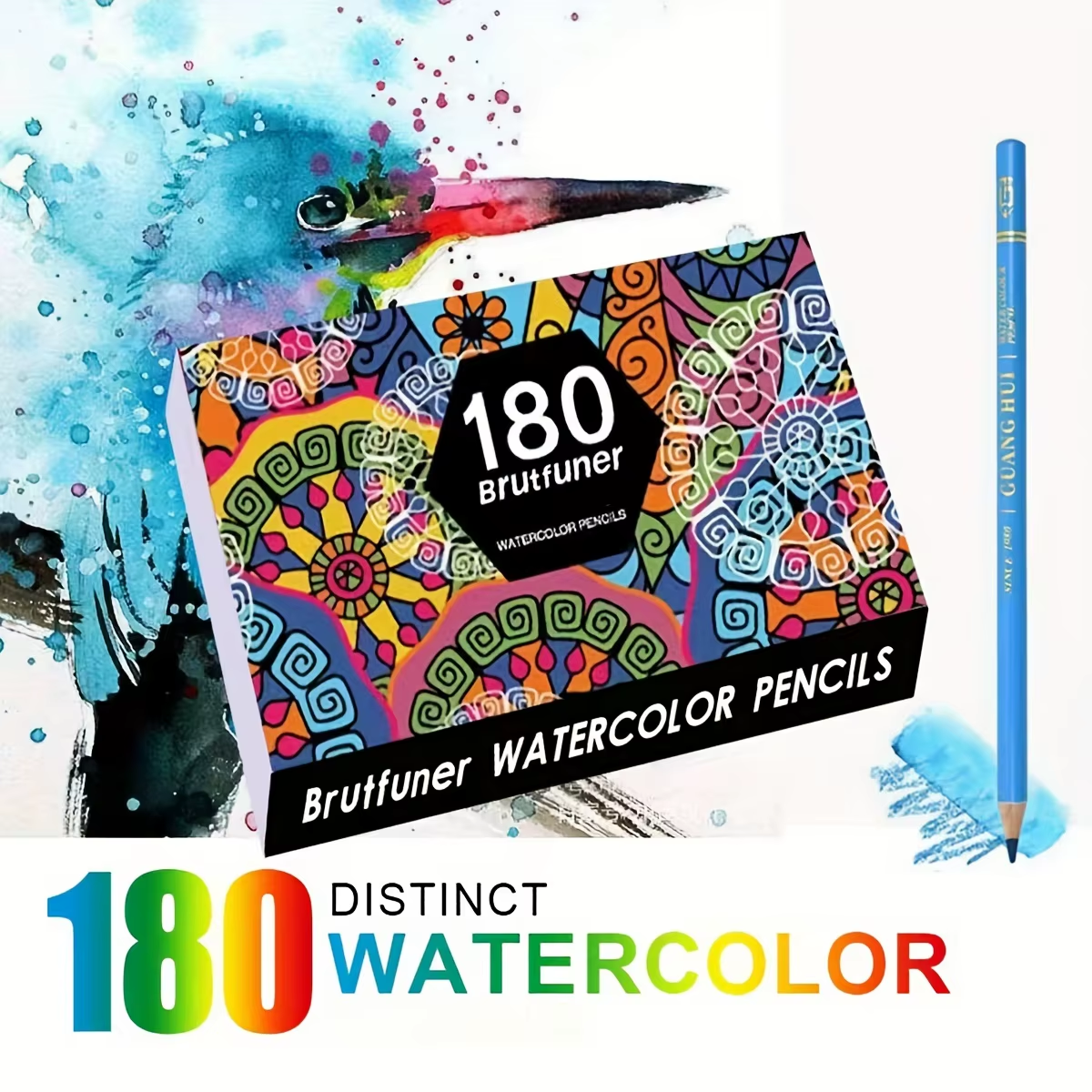 Acuarelas profesionales (48/72/120/180 unidades): lápices de colores para libros de colorear para adultos - Imagen 2