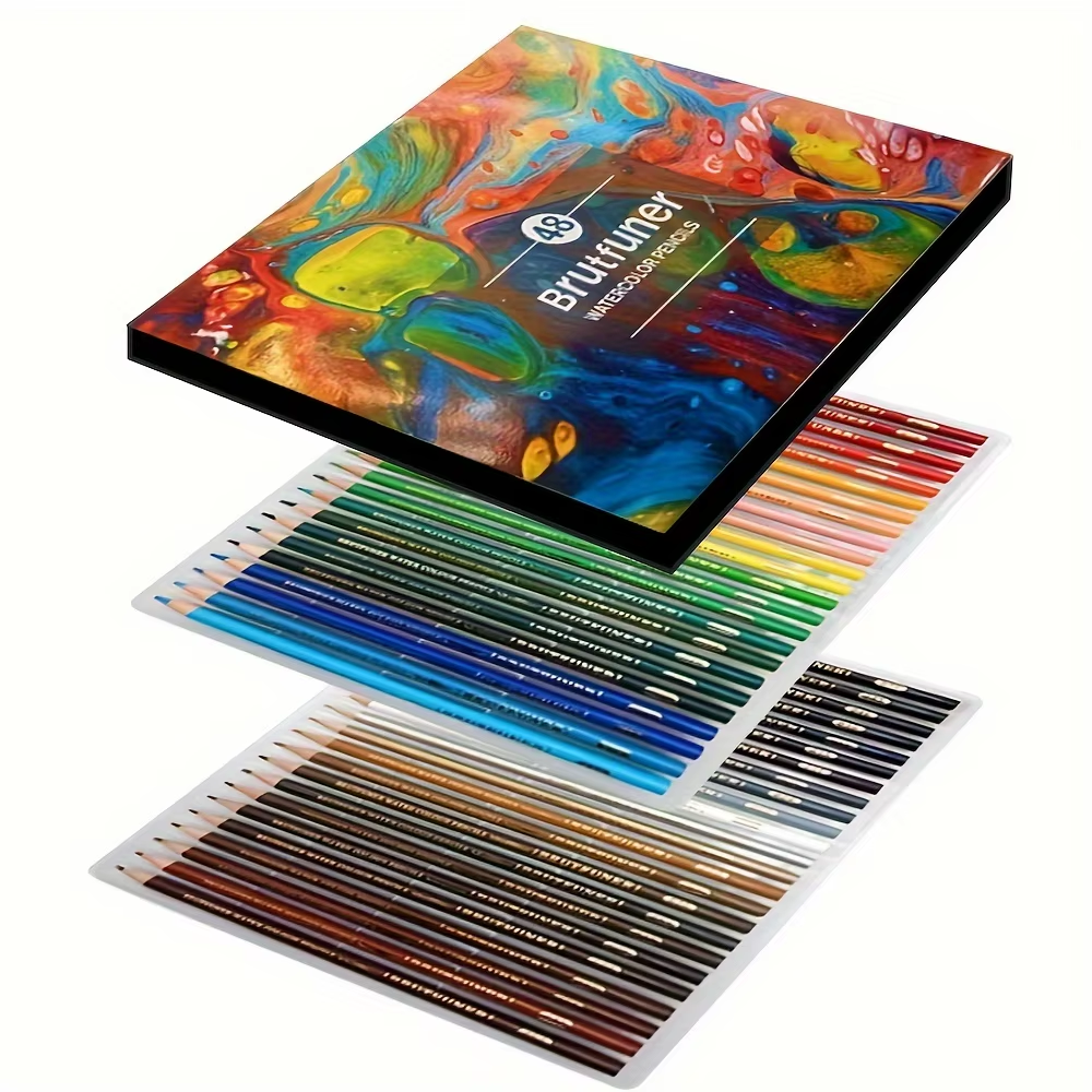 Acuarelas profesionales (48/72/120/180 unidades): lápices de colores para libros de colorear para adultos - Imagen 6