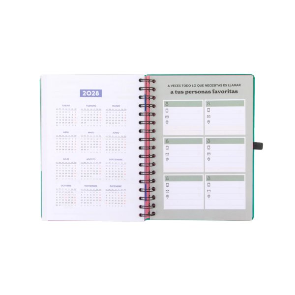 Agenda Mr. Wonderful 2026-27 Semanal 18 Meses - Sueña Fuerte, Vive Libre