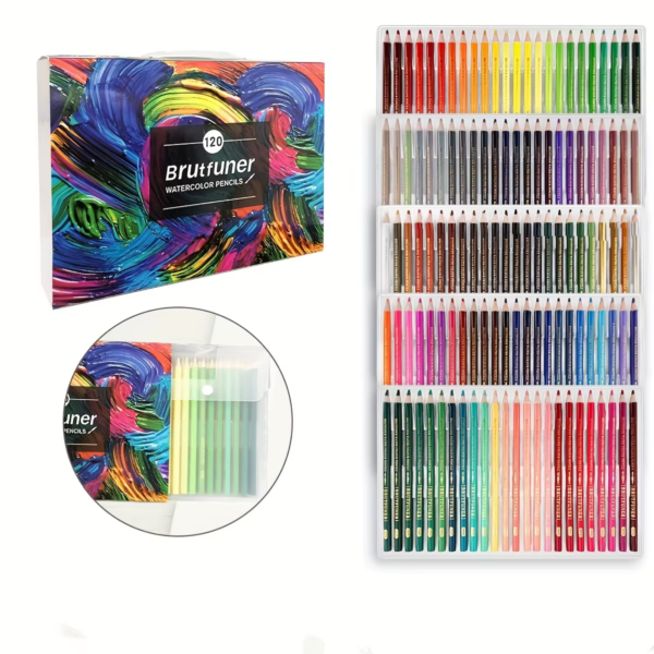 Acuarelas profesionales (48/72/120/180 unidades): lápices de colores para libros de colorear para adultos