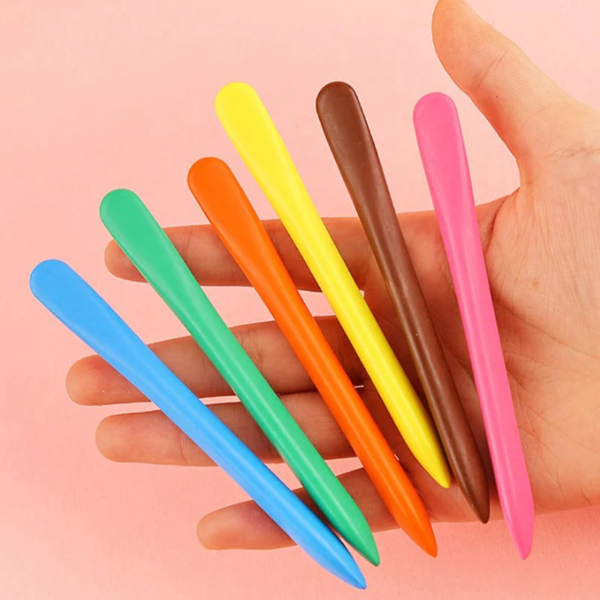 Crayones de colores que no manchan para niños creativos