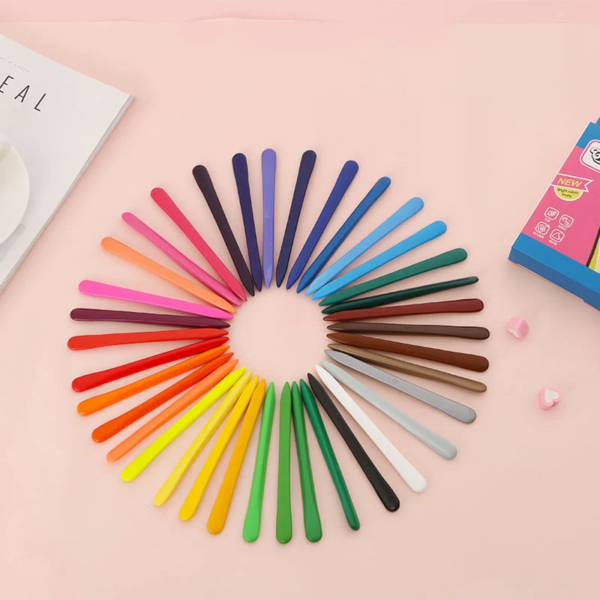 Crayones de colores que no manchan para niños creativos