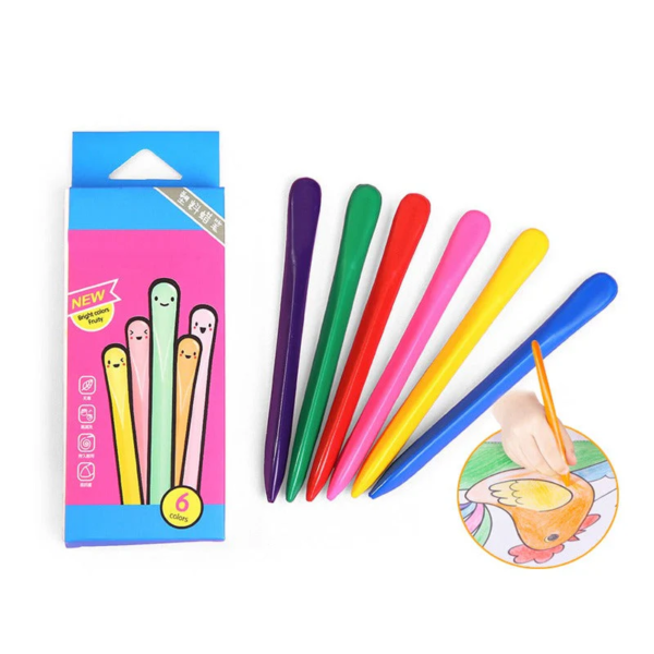 Crayones de colores que no manchan para niños creativos