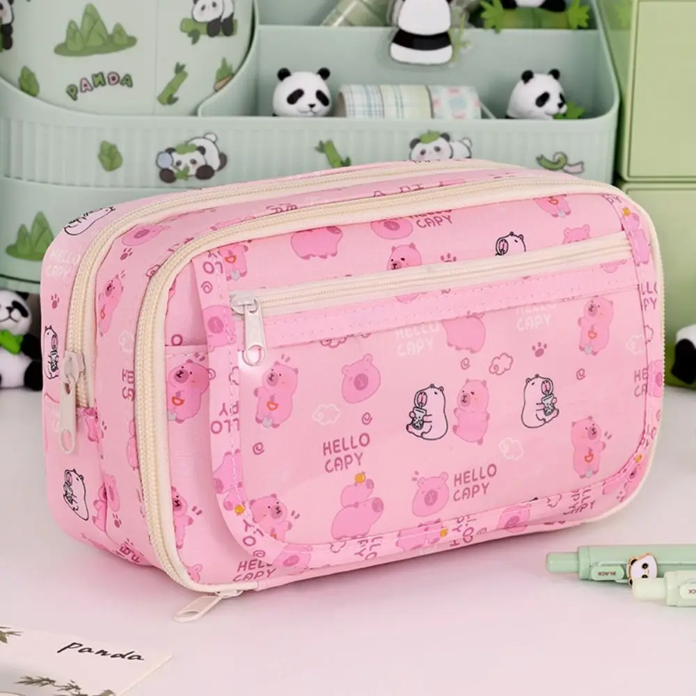 Estuche multifuncional para lápices de nueve capas y de gran capacidad, bolsa de papelería a prueba de suciedad y fácil de limpiar para material escolar - Imagen 8