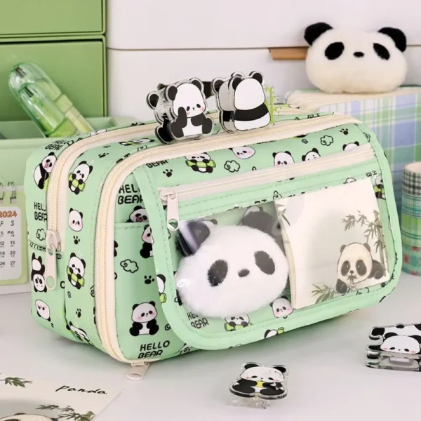 Estuche multifuncional para lápices de nueve capas y de gran capacidad, bolsa de papelería a prueba de suciedad y fácil de limpiar para material escolar