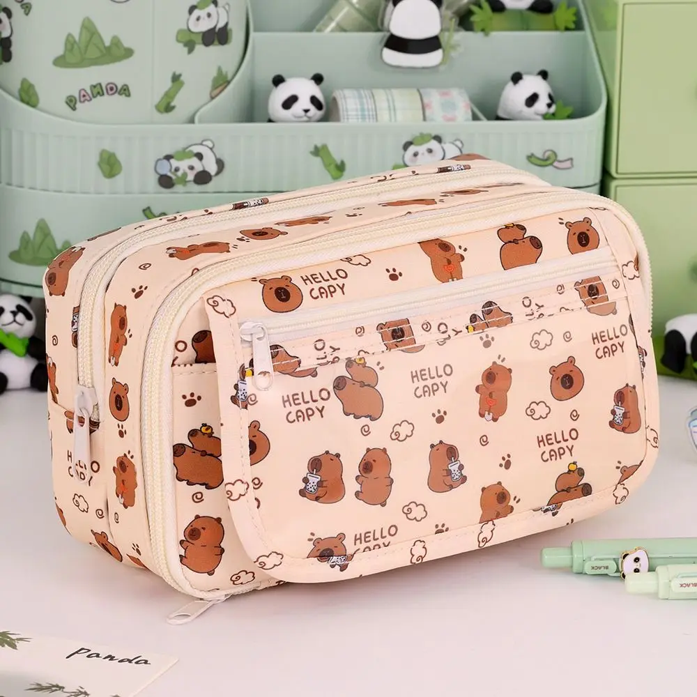 Estuche multifuncional para lápices de nueve capas y de gran capacidad, bolsa de papelería a prueba de suciedad y fácil de limpiar para material escolar - Imagen 17