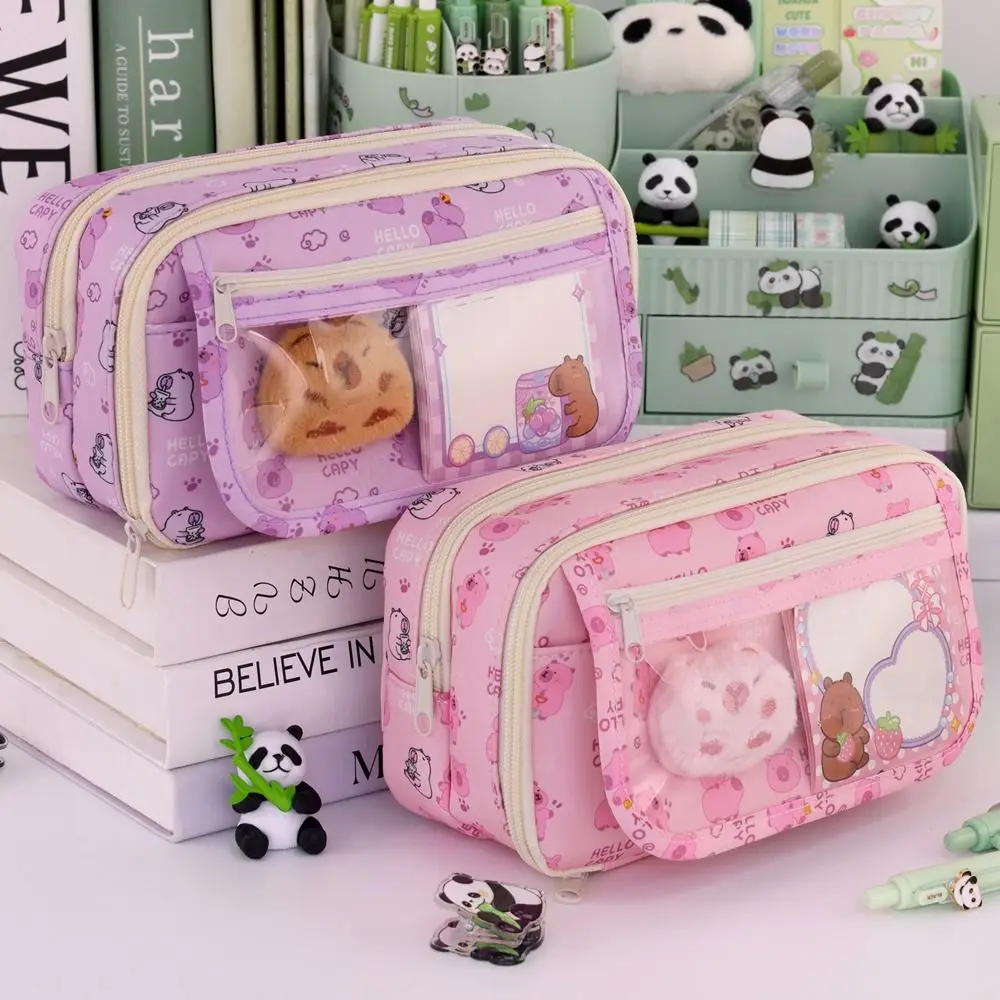 Estuche multifuncional para lápices de nueve capas y de gran capacidad, bolsa de papelería a prueba de suciedad y fácil de limpiar para material escolar - Imagen 18
