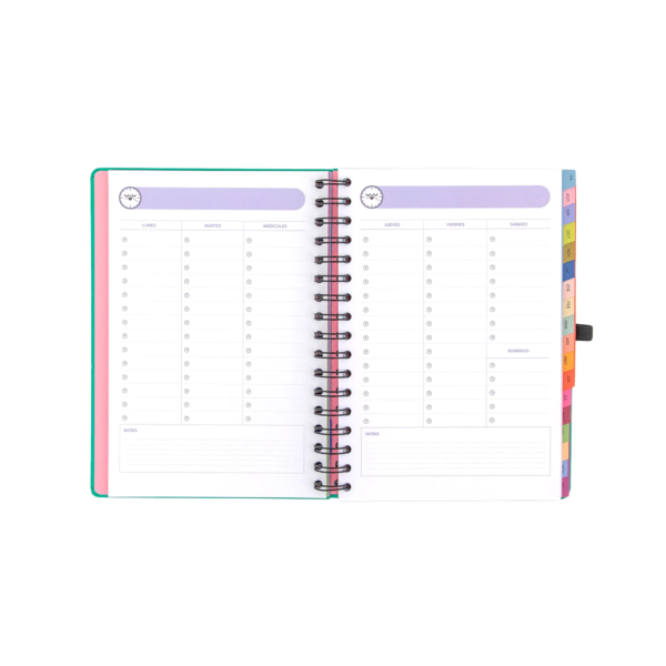 Agenda Mr. Wonderful 2026-27 Semanal 18 Meses - Sueña Fuerte, Vive Libre