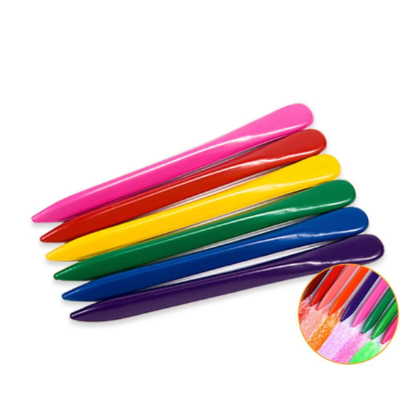 Crayones de colores que no manchan para niños creativos