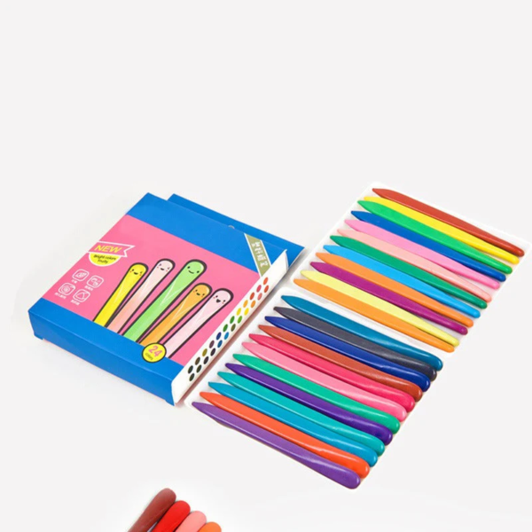 Crayones de colores que no manchan para niños creativos