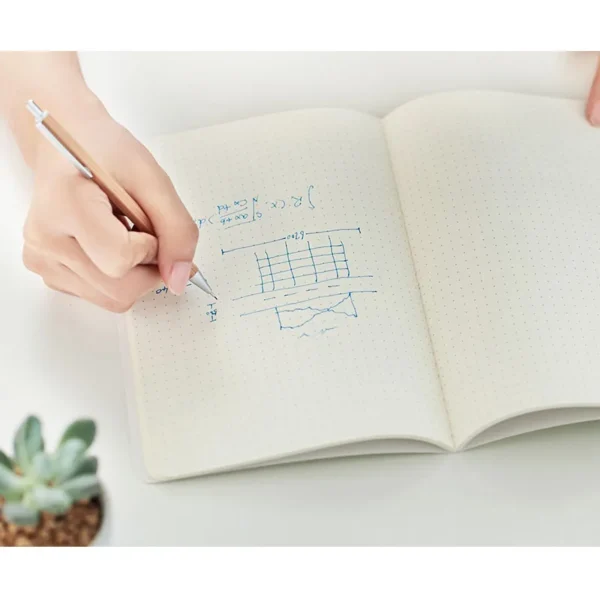 Agenda - Diario de hoja punteada para planificar anño, semana y dia. cuaderno de cuadrícula de puntos