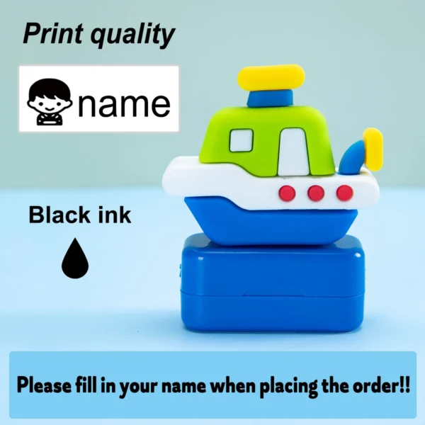 Sellos Personalizados con nombre para marcar Uniformes Escolares y mochilas